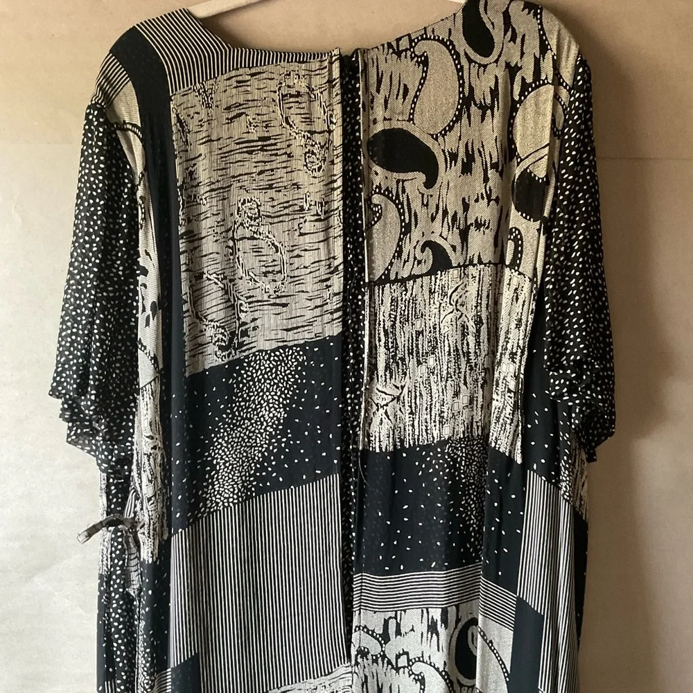 Anna Maxwell dress. Black and white. Size 20W - Picture 8 of 12
